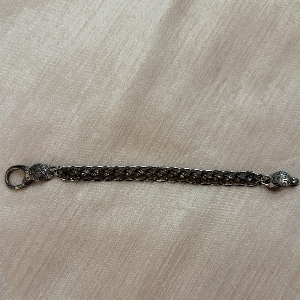 Women’s Brighton Braided Chain Bracelet - Silver Tone